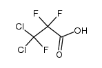 3,3-dichloro-2,2,3-trifluoro-propionic acid结构式