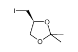 2,2-dimethyl-4(s)-4-iodomethyl-1,3-dioxalane结构式