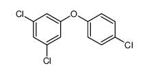 1,3-dichloro-5-(4-chlorophenoxy)benzene结构式