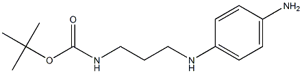 tert-butyl 3-(4-aMinophenylaMino)propylcarbaMate结构式