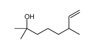 ()-2,6-dimethyloct-7-en-2-ol结构式