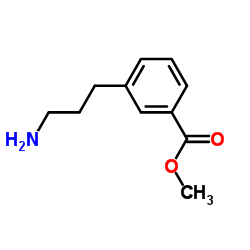 Methyl 3-(3-aminopropyl)benzoate结构式