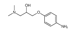 4-[3-N,N-(dimethyl)amino-2-hydroxypropoxy]aniline结构式