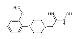 n-hydroxy-2-[4-(2-methoxyphenyl)piperazin-1-yl]ethanimidamide Structure