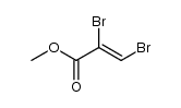 (Z)-2,3-Dibromopropenoic acid methyl ester结构式
