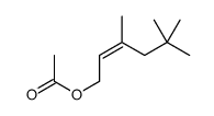 3,5,5-trimethylhex-2-enyl acetate Structure