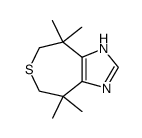 4,4,8,8-tetramethyl-4,5,7,8-tetrahydro-1H-thiepino[4,5-d]imidazole结构式