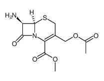 7-aminocephalosporanic acid methyl ester Structure