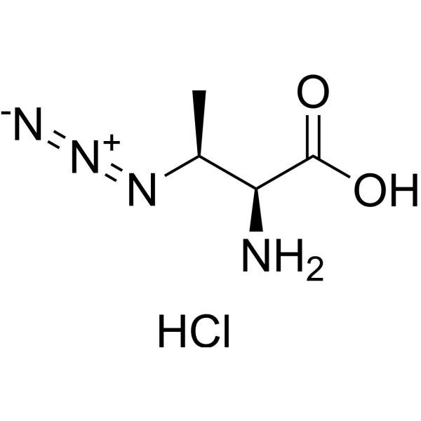 (2S,3S)-H-Abu(3-N3)-OH hydrochloride结构式