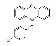 10-(p-Chlorophenoxy)-10H-phenoxarsine Structure