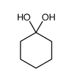 cyclohexane-1,1-diol结构式