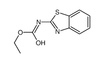 Carbamic acid, 2-benzothiazolyl-, ethyl ester (9CI)结构式