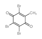 2,5-Cyclohexadiene-1,4-dione,2,3,5-tribromo-6-methyl-结构式
