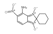 1-hydroxy-5-nitro-3-oxidospiro[benzimidazol-3-ium-2,1'-cyclohexane]-4-imine Structure