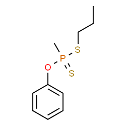 Methylphosphonodithioic acid O-phenyl S-propyl ester Structure