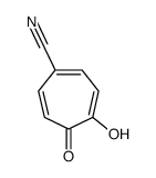 4-hydroxy-5-oxocyclohepta-1,3,6-triene-1-carbonitrile结构式