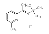 trimethyl-[1-(6-methylpyridin-2-yl)ethylideneamino]azanium结构式