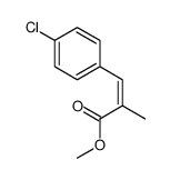 methyl 3-(4-chlorophenyl)-2-methylprop-2-enoate结构式