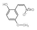 4-methoxy-2-[(E)-2-nitroethenyl]phenol structure