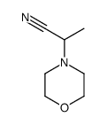 α-methyl-4-Morpholineacetonitrile structure