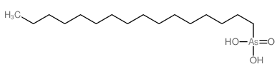 Arsonic acid,hexadecyl- (9CI) structure