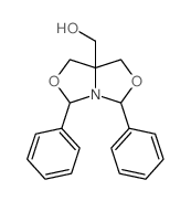 1H,3H,5H-Oxazolo[3,4-c]oxazole-7a(7H)-methanol,3,5-diphenyl- structure