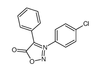 3-(4-chlorophenyl)-4-phenyloxadiazol-3-ium-5-olate结构式