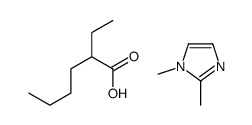 1,2-dimethylimidazole,2-ethylhexanoic acid结构式