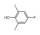 4-fluoro-2,6-diiodo-phenol Structure