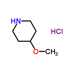 4-Methoxypiperidine hydrochloride (1:1) structure