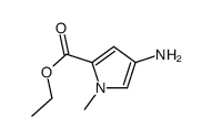 ethyl 4-amino-1-methylpyrrole-2-carboxylate结构式