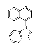 4-(1-benzotriazolyl)quinoline结构式