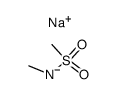 sodium salt of N-methyl-N-methylsulfonylamine Structure