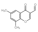 6,8-DIMETHYL-3-FORMYLCHROMONE structure