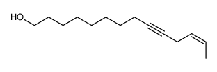 (E)-tetradec-12-en-9-ynol Structure