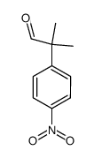 2-methyl-2-(4-nitrophenyl)propionaldehyde Structure