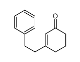 3-(2-phenylethyl)cyclohex-2-en-1-one结构式