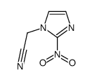 1H-Imidazole-1-acetonitrile,2-nitro-(9CI) structure