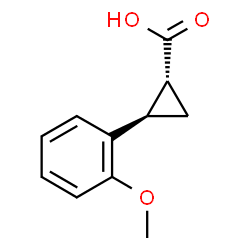 反式-2-(2-甲氧基苯基)环丙烷-1-羧酸图片