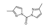bis(3-methylpyrazol-1-yl)methanone结构式