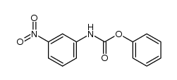 (3-nitro-phenyl)-carbamic acid phenyl ester Structure