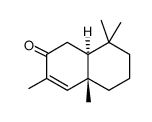 (4aR)-4a,5,6,7,8,8aβ-Hexahydro-3,4a,8,8-tetramethylnaphthalen-2(1H)-one Structure
