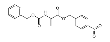 N-Cbz-dehydroalanine 4-nitrobenzyl ester Structure