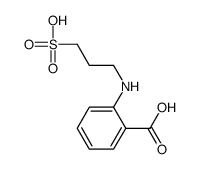 2-(3-sulfopropylamino)benzoic acid结构式