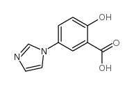 2-HYDROXY-5-IMIDAZOL-1-YL-BENZOIC ACID structure