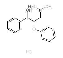 BENZYL ALCOHOL, alpha-(2-(DIMETHYLAMINO)-1-PHENOXYETHYL)-, HYDROCHLORIDE picture