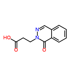 3-(1-OXO-1H-PHTHALAZIN-2-YL)-PROPIONIC ACID结构式