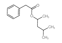 Benzeneacetic acid, 1,3-dimethylbutyl ester Structure