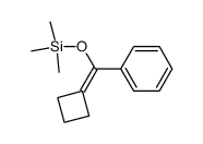 [cyclobutylidene(phenyl)methoxy]trimethylsilane Structure