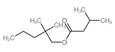 2,2-dimethylpentyl 3-methylbutanoate Structure